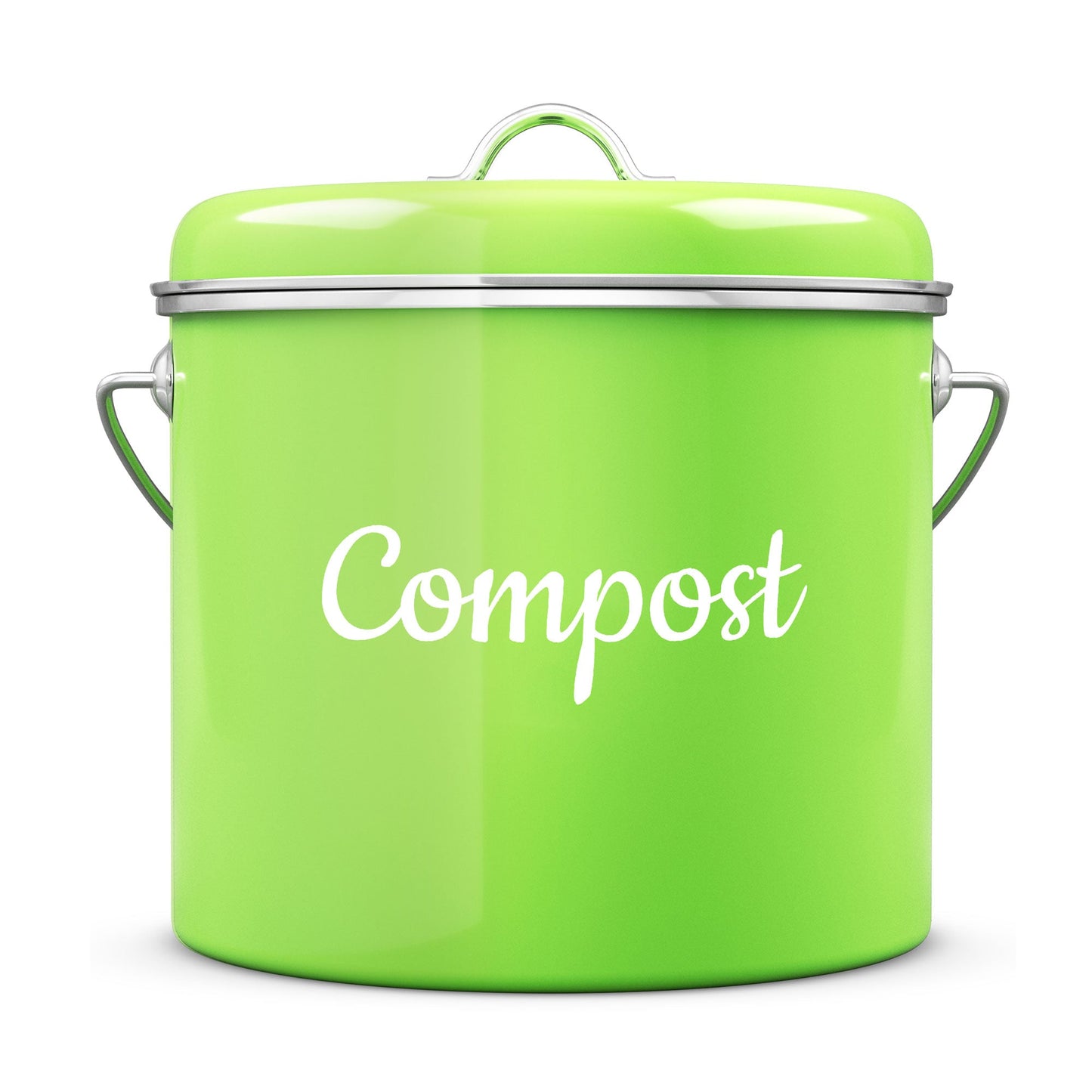Kitchen Compost Bin for Countertop & Indoor Use - Odorless Composting Bin  with Lid, Small to Large Food Waste Bucket - Eco-Friendly Organic Waste
